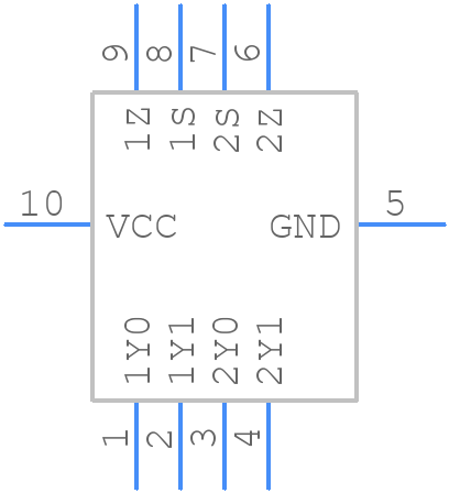 NX3L2267GM,115 - NXP - PCB symbol