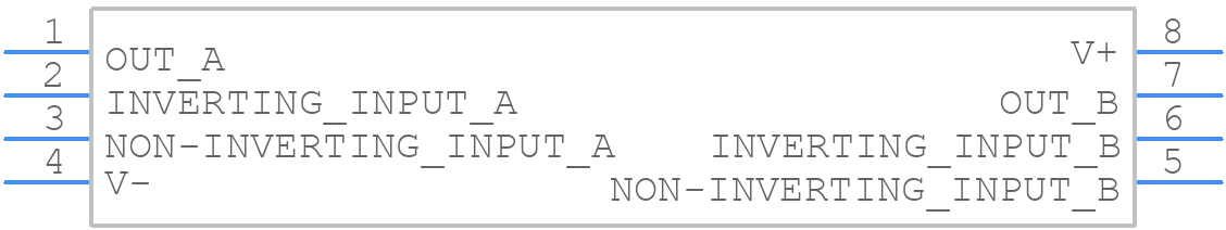 LM8262MMX/NOPB - Texas Instruments - PCB symbol