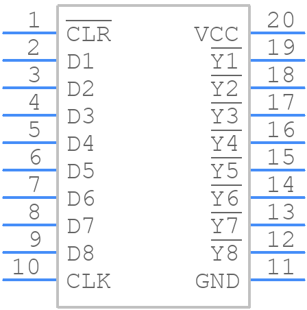 TLC59212IN - Texas Instruments - PCB symbol