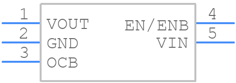 EC8216ANT2R - E-CMOS - PCB symbol