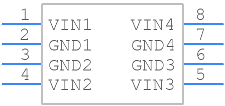 MAX30034CUA+T - Analog Devices - PCB symbol