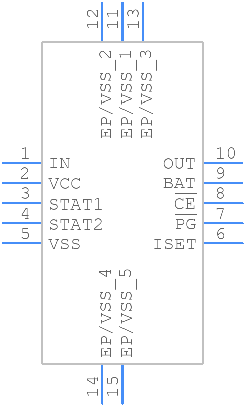 BQ24012DRCR - Texas Instruments - PCB symbol