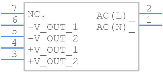 TML 30252 - Traco Power - PCB symbol