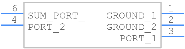 SBTC-2-22-75L+ - Mini-Circuits - PCB symbol