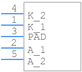 IN-C33CTLY - Inolux - PCB symbol