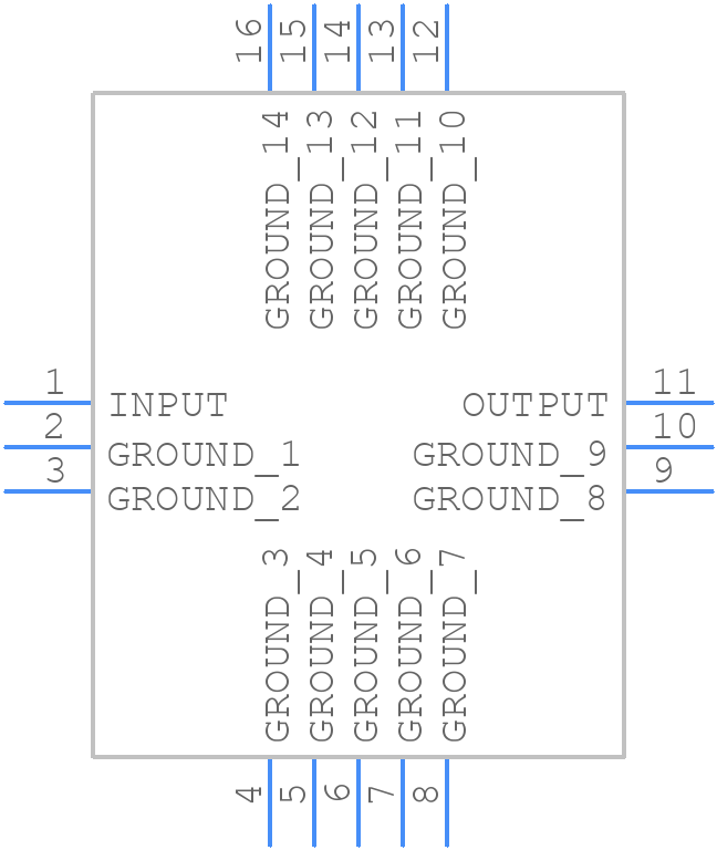 CBP-1475E+ - Mini-Circuits - PCB symbol