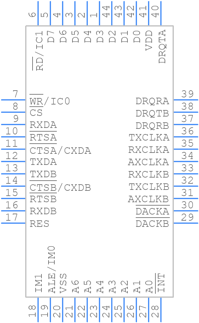 SAF82525N-V21 - Infineon - PCB symbol