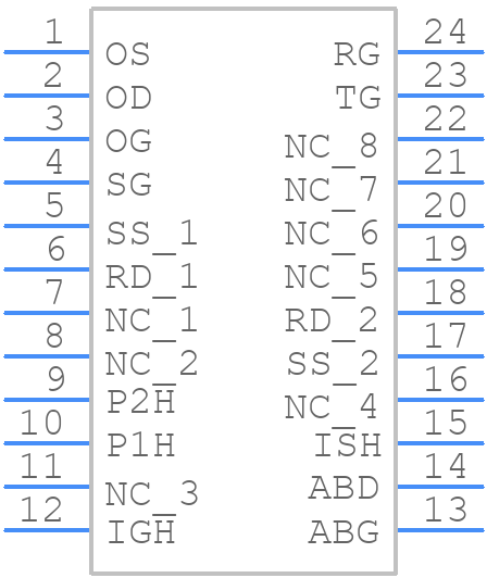 S12551-1024 - Hamamatsu - PCB symbol