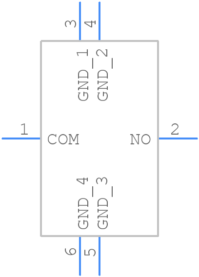 PTS820J20MSMTRLFS - C & K COMPONENTS - PCB symbol