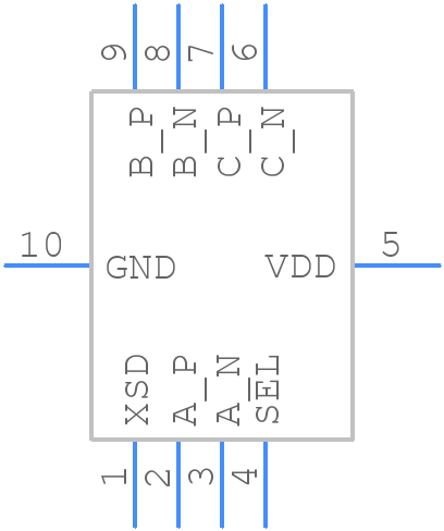 CBTL01023GM - NXP - PCB symbol