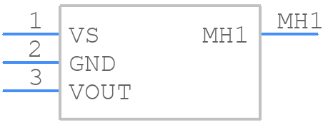 TR1-0030G-001 - Merit Sensor - PCB symbol
