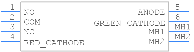 B13JJHCF - NKK Switches - PCB symbol