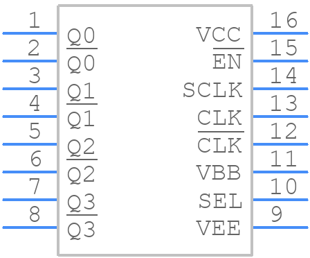 SY100EL15LZG-TR - Microchip - PCB symbol