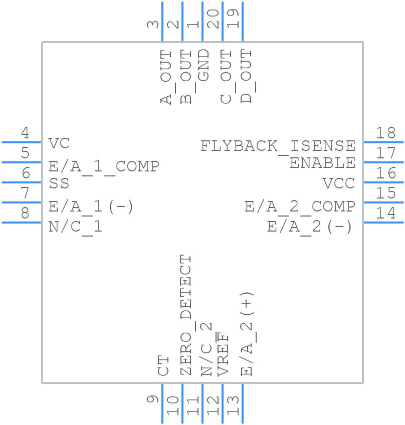 UC3871QG3 - Texas Instruments - PCB symbol