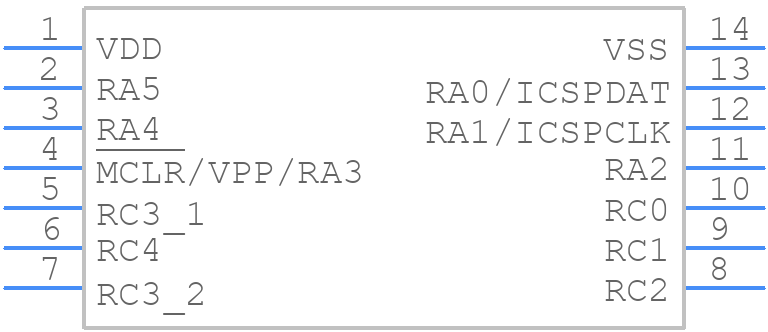 PIC16LF18426-I/SL - Microchip - PCB symbol