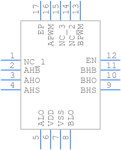 MIC4606-2YML-TR - Microchip - PCB symbol
