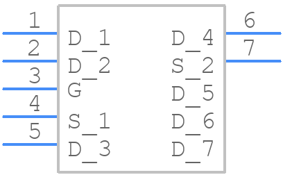 DMN2120UFCL-7 - Diodes Incorporated - PCB symbol