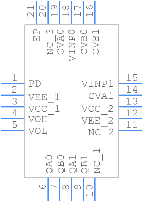 ISL55142IRZ-T - Renesas Electronics - PCB symbol