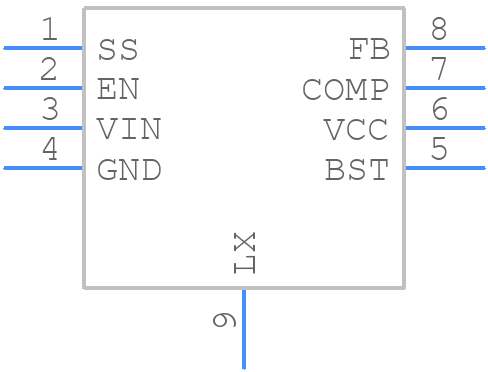 AOZ6606PI - Alpha & Omega Semiconductors - PCB symbol