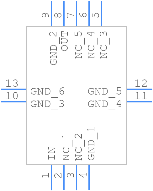 LDK715PU33R - STMicroelectronics - PCB symbol