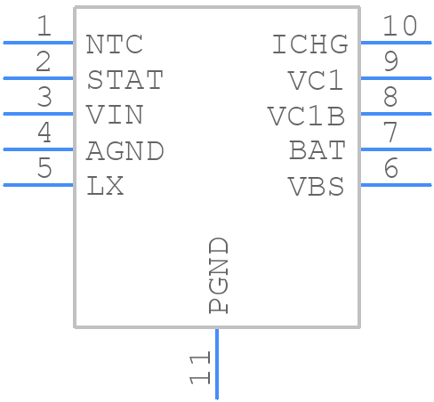 CS5086E - Shenzhenshi YONGFUKANG Technology co.,LTD - PCB symbol