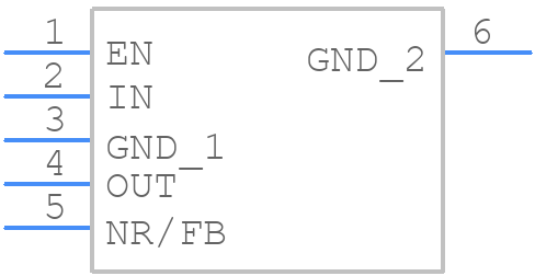 TPS79516DCQ - Texas Instruments - PCB symbol