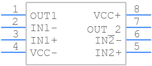 LMV393IDT - STMicroelectronics - PCB symbol