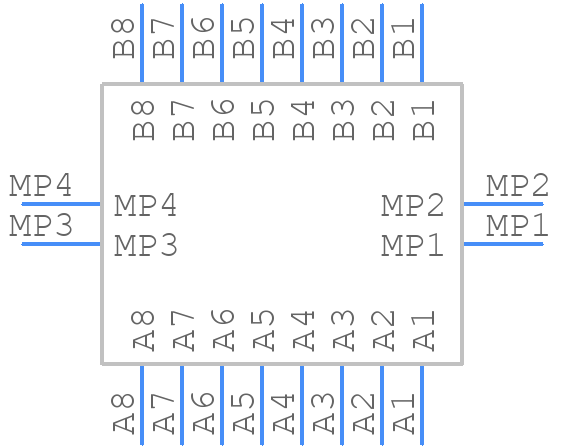 M55-7011642R - Harwin - PCB symbol