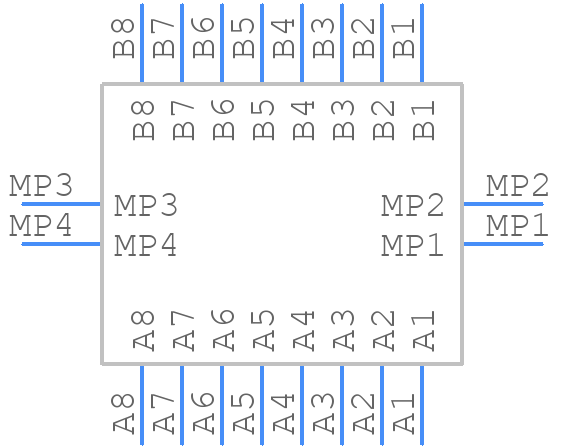M55-7021642R - Harwin - PCB symbol