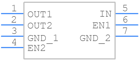 NCV8152MX180180TCG - onsemi - PCB symbol