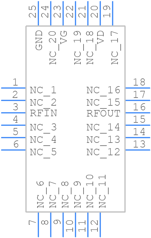 QPA2610 - Qorvo - PCB symbol