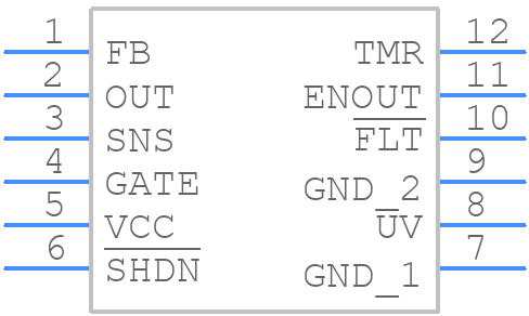 LT4363IMS-1#TRPBF - Analog Devices - PCB symbol