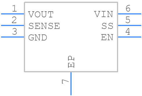 ADP7142ACPZN3.8-R7 - Analog Devices - PCB symbol