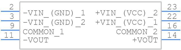 THD 10-4822 - Traco Power - PCB symbol