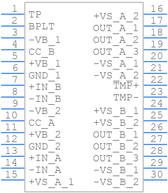 MP206KP - Apex Microtechnology - PCB symbol