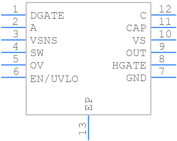 PLM74810QDRRRQ1 - Texas Instruments - PCB symbol