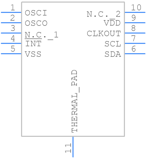 PCF8563BS/4 - NXP - PCB symbol