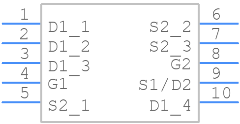 SIZ328DT-T1-GE3 - Vishay - PCB symbol