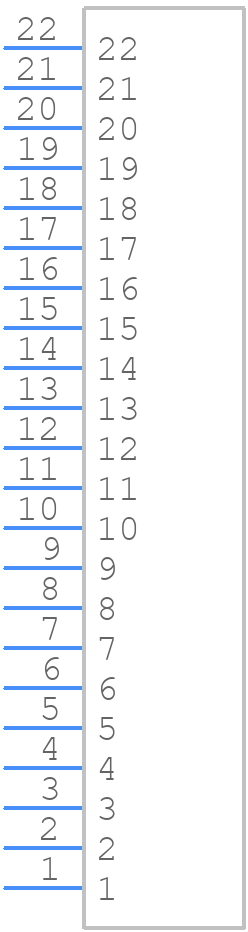 851-87-022-10-001101 - Preci-Dip - PCB symbol