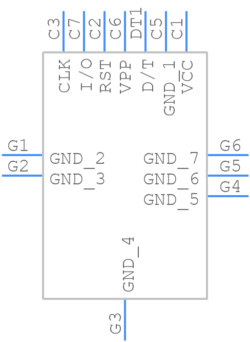 KP13B-SF-PEJ(800) - Hirose - PCB symbol
