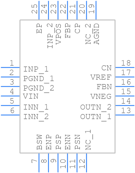TPS65131RGERG4 - Texas Instruments - PCB symbol