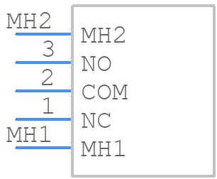 MC8MSLP1B06VS2QES - Multicomp Pro - PCB symbol