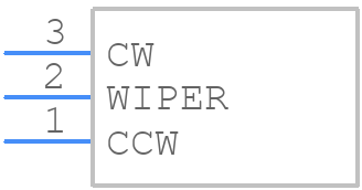 3296W-1-104RLF - Bourns - PCB symbol