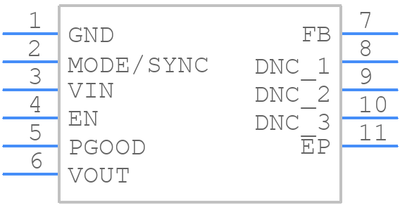 LMZM23601SILR - Texas Instruments - PCB symbol