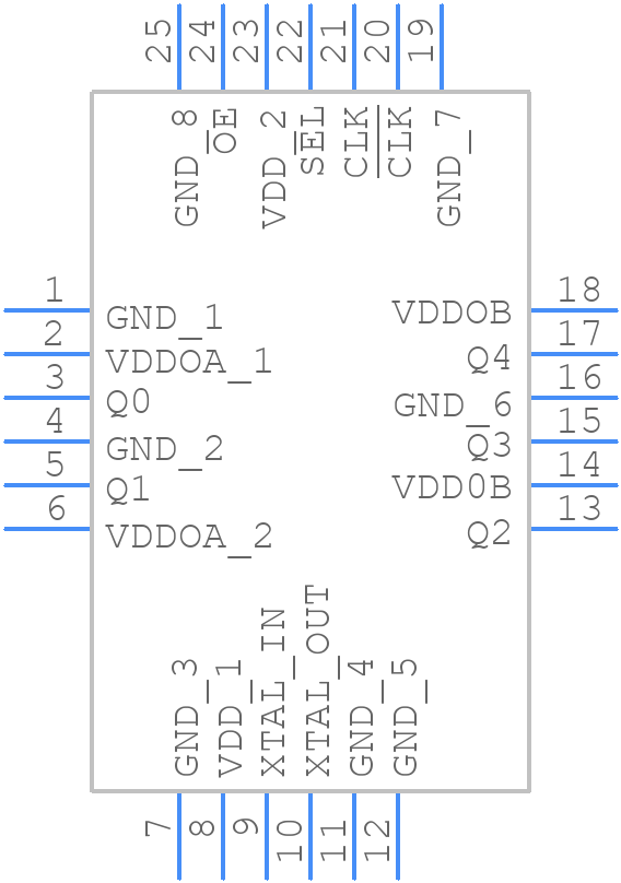 NB3F8L3005CMNTXG - onsemi - PCB symbol