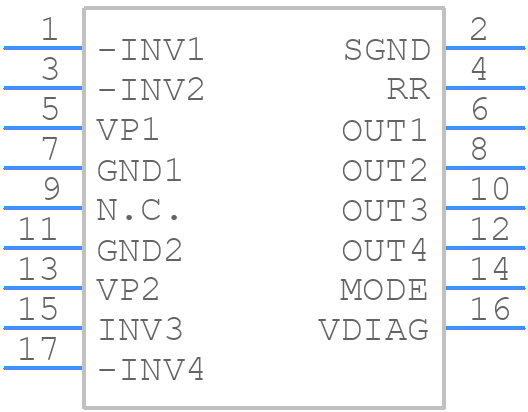 TDA8510JU - NXP - PCB symbol