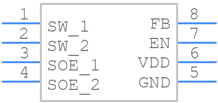 HX3242 - HEXIN - PCB symbol