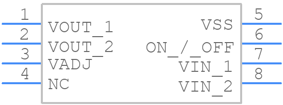 S-1133B00-I8T1U - ABLIC Inc. - PCB symbol