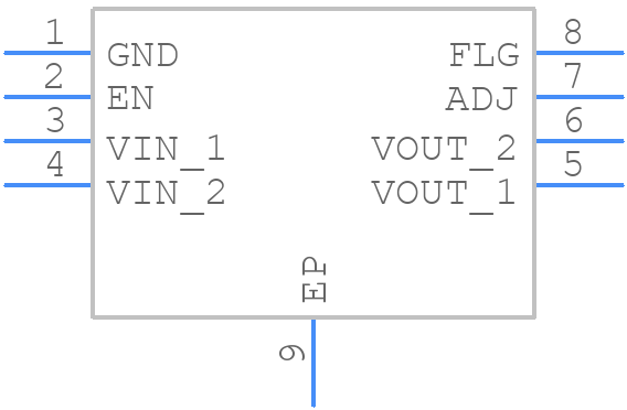 MIC37303YML-TR - Microchip - PCB symbol