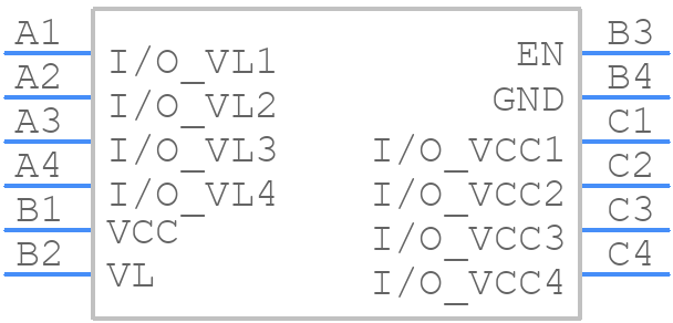 NLSX4378ABFCT1G - onsemi - PCB symbol